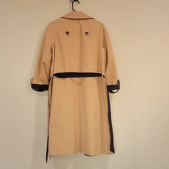 Reversible navy/camel , Structured Trench - Picture 5 of 12